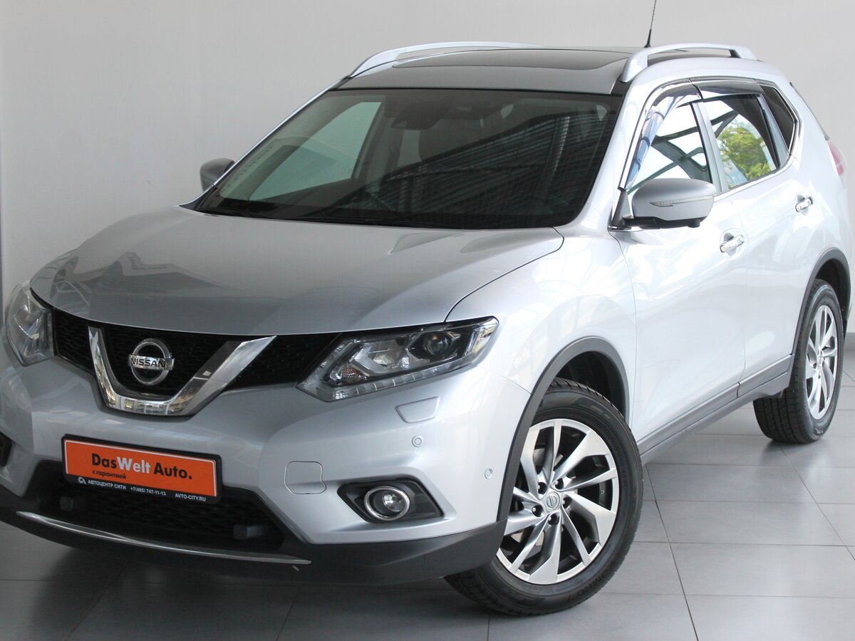 Nissan x-Trail t32 серебристый