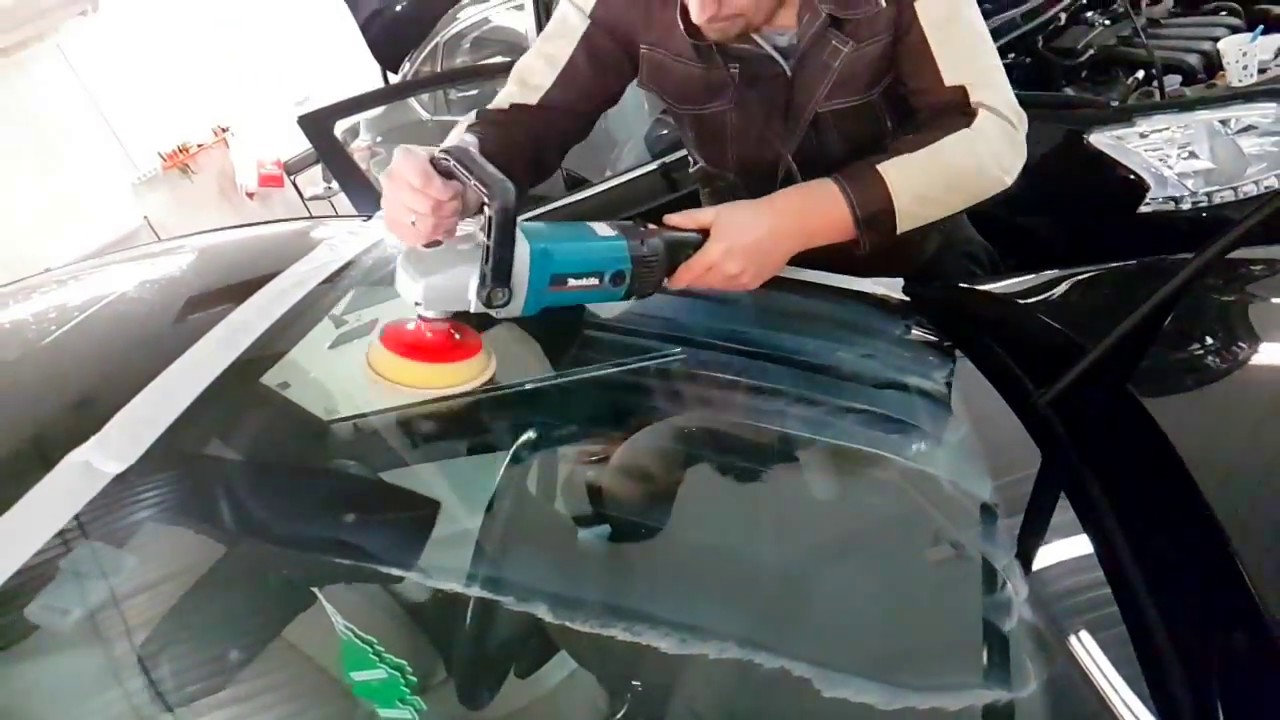 Полировка стекла автомобиля своими руками